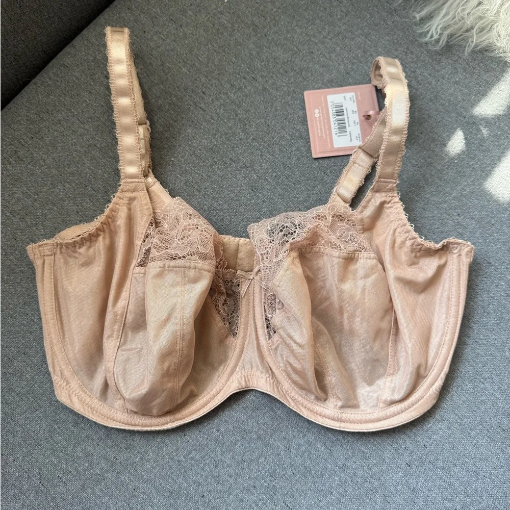 Jasmine Nude Lace Underwire Full Coverage Bra - Women's Intimates